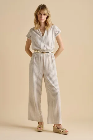 Brakeburn Wide Leg Stripe Jumpsuit46