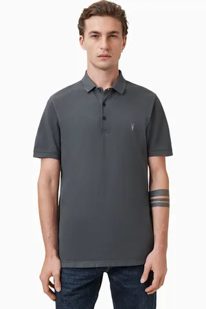 AllSaints Allsaints Reform poloshirt met korte mouwenXL