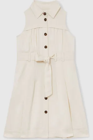 Reiss Heidi Tie-Waist Collared Dress158164cm