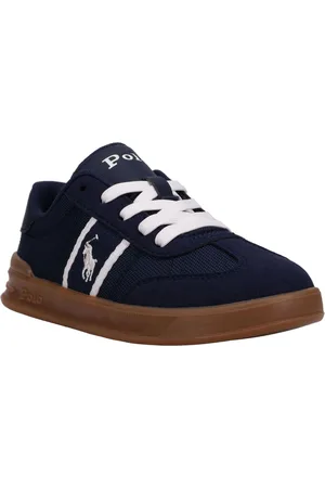 Ralph Lauren Kids Hertiage Court III Gum Sole Trainersuk4eu37