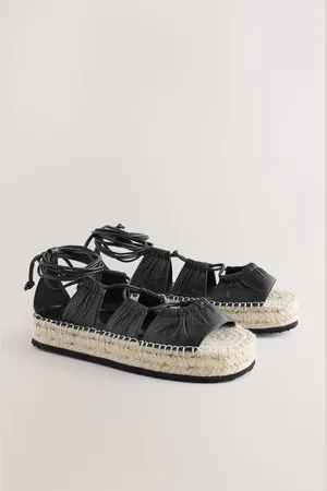 Next Lace-Up Espadrille Flatform Sandalseu42