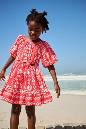 Next 100% Cotton Cut-Out Dress (3-16yrs)166168cm