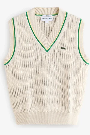 Lacoste Crèmekleurige spencerMedium