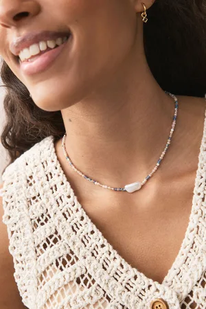 Next Colour Beaded Pearl Necklaceeen