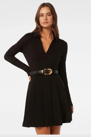 Forever New Eliana Pleated Skirt Mini Dress42