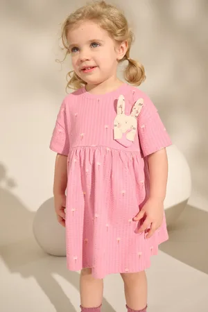 Next Short Sleeve Jersey Summer Dress (3mths-7yrs)104110cm