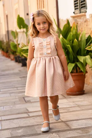 Angels Face Gold Rhiannon Jacquard Dress98104cm
