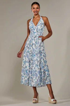 Jolie Moi Halter Neck Maxi Dress38