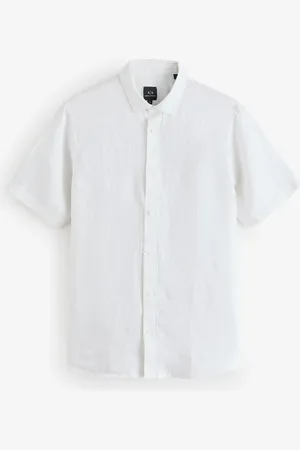 Armani Exchange Klassiek linnen overhemdMedium