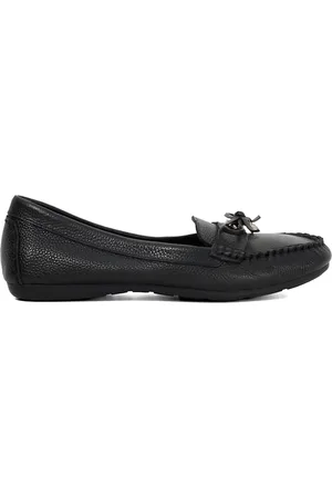 Dune Wide Fit Grovers Bow Detail Mocassin Shoeseu39