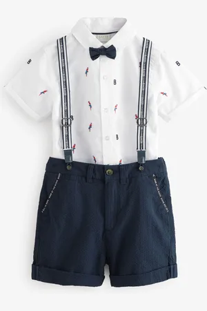 Ted Baker Shirt Shorts and Braces Set122128cm