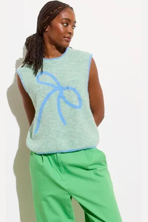 Oliver Bonas Bow Knitted Vest46
