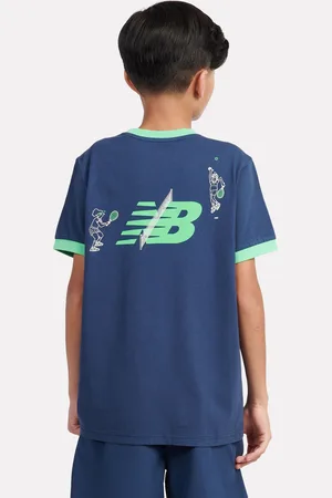 New Balance Kids Tennis Cartoon Back Graphic T-Shirt134140cm