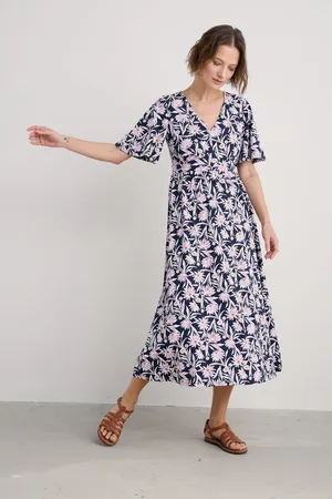 Seasalt Cornwall Chateaux Half Sleeve Maxi Dress44