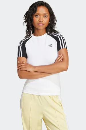 adidas 3 Stripe Slim T-Shirt4-6