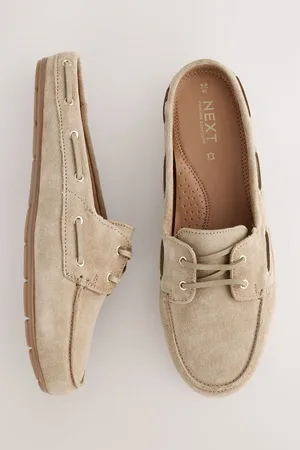 Next Forever Comfort Leather Round Toe Boat Muleseu39