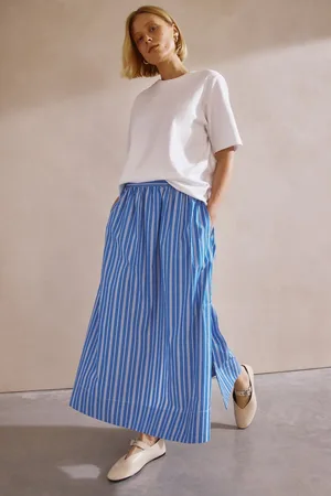 Albaray Blue Stripe Skirt40