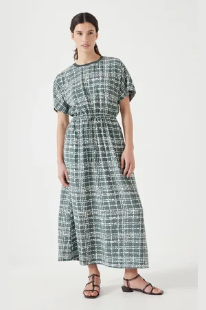 Hush Puppies Short Sleeve Crew Neck Midi Dress38