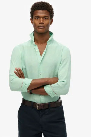 Superdry Vacation Long Sleeve 100% Linen ShirtX-large