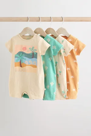 Next 100% Cotton Rompers 4 Pack9298cm
