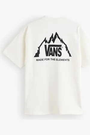 Vans Mens Crestline White 100% Cotton T-ShirtLarge