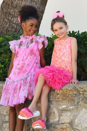 Angels Face Pink Charleston Sequin Tulle Dress98104cm