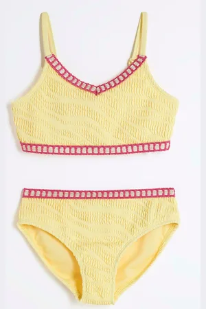 River Island Girls Blanket Stitch Bikini134140cm