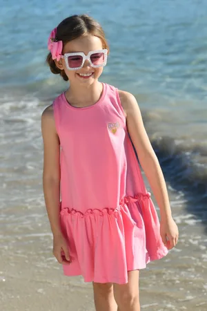 Angels Face Pink Navigator Printed Wings Dress116122cm