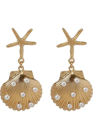 Bibi Bijoux Gold Tone Seaside Earringseen