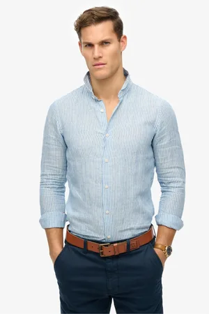 Superdry Vacation Long Sleeve 100% Linen Shirt3X-Large