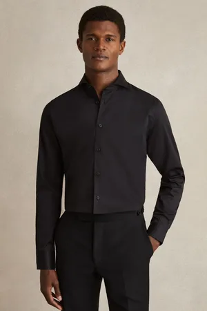 Reiss Storm Cotton-Twill Two-Fold ShirtSmall