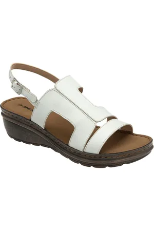 Dunlop Leather Wedge Sandalseu355