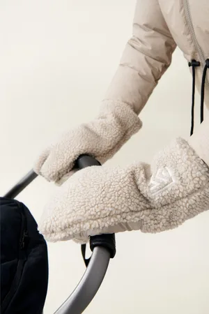 Liewood Adult Grey Veronika Pile Stroller GlovesEén