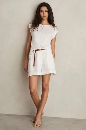 Reiss Ashby Linen Shorts32long