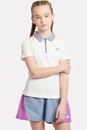 New Balance Kids Tennis 100% Cotton Polo Shirt166168cm