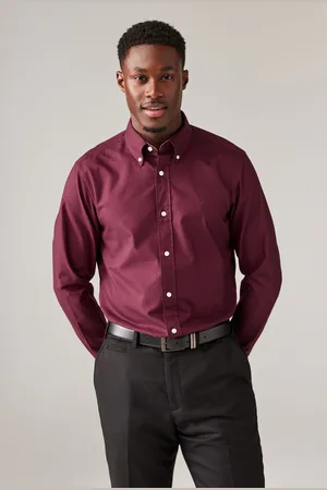 Next Long Sleeve Oxford 100% Cotton ShirtS