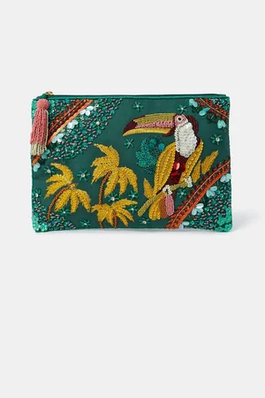Accessorize Toucan Embellished Clutch Bageen