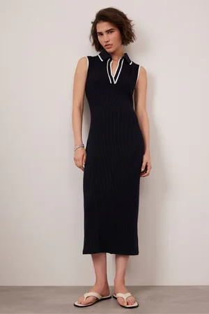 mint&berry Jersey Polo Midi Dressmedium