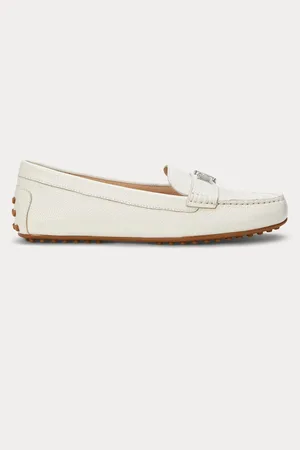 Ralph Lauren Barnsbury instappers van gekorreld leereu38