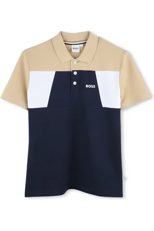 HUGO BOSS Colour Block Short Sleeve Polo Shirt152158cm