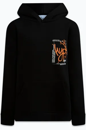 Hype . Graffiti King zwarte hoodies voor jongens122128cm