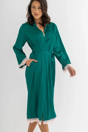 Pour Moi Dusk Satin and Lace Kimono Sleeve Gown44