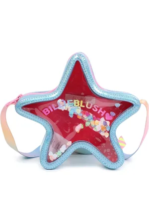 Billieblush Pink Multicolour Star Sequin Logo Cross-Body Bageen