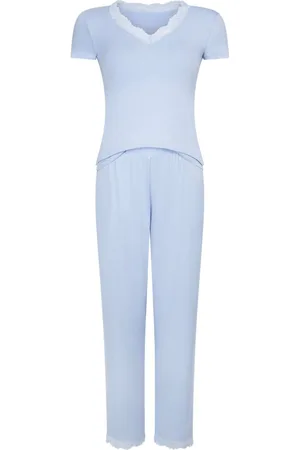 Hunkemöller Hunkemöller Blue Nanna Jersey Pyjamas Setlarge