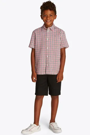 Tommy Hilfiger Seersucker Short Sleeve Shirt140146cm