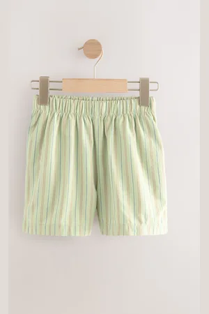 Next 100% katoenen gestreepte shorts (3