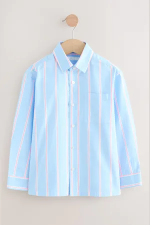 Next 100% Cotton Long Sleeve Stripe Shirt (3-16yrs)122128cm