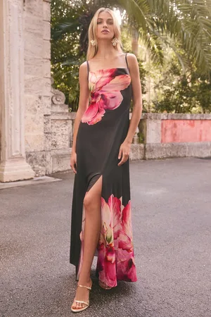 Lipsy London Floral Printed Cowl Cami Maxi Dress36