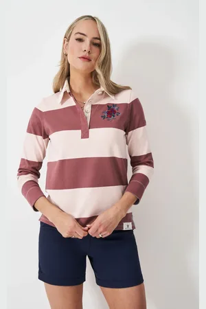 J.Crew Stripe Embroidered Rugby 100% Cotton Shirt44