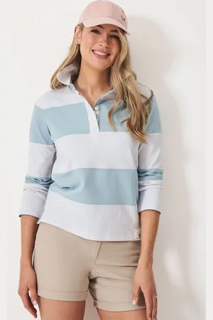 J.Crew Long Sleeve Stripe Rugby 100% Cotton Shirt44